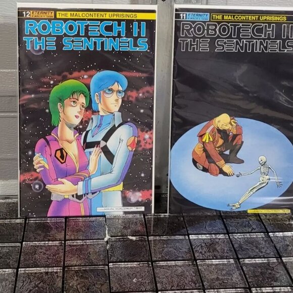 ROBOTECH II THE SENTINELS MALCONTENT UPRISINGS #1-12 1989 ETERNITY! RARE! SIGNED - Picture 6 of 13